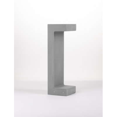 Grey Integrated LED Concrete Bollard Light