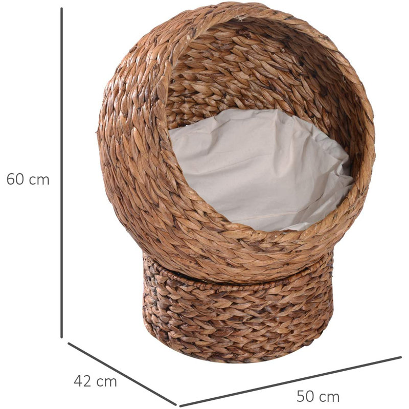 Caballero Cat Tree, Brown/Beige, 60H x 50L x 42W cm