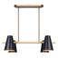 Bernon 4 - Light Matte Black Kitchen Island Pendant