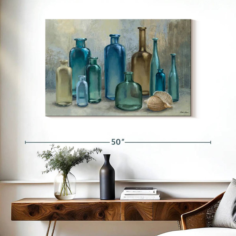Bouteilles en verre Senne, H 26 po x l 39 po