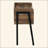 Versatile Wooden Nightstand With Storage And Adjustable Legs, Ideal For Bedroom And Living Room Decor.