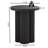 24" Round Pedestal Base End Table-718691553