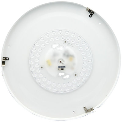 Plafonnier décoratif double rond décoratif 13 po à intensité variable 120 V 30 K / 40 K / 50 K noir et or