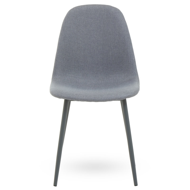 Autrey 47 cm H Side Chair, Grey, Grey