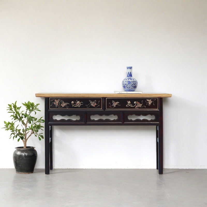 Retro Classical Minimalist Console Table