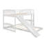 Lit superposé simple compact en bois massif et chambre à coucher multifonctionnelle