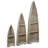 Keasal 77'' H x 21.5'' W Solid Wood Boat Bookcase-671660490