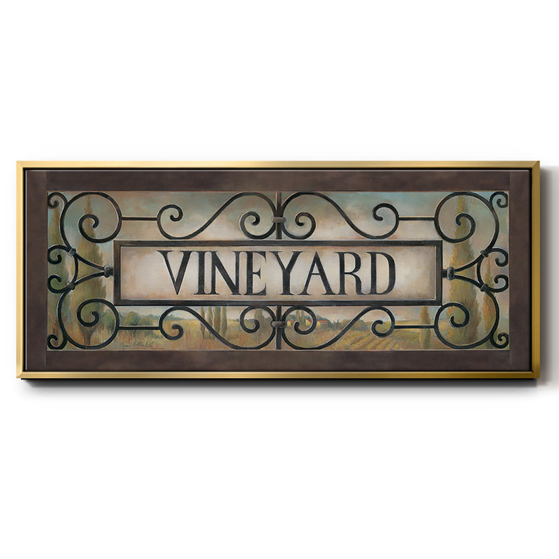 Vignoble - toile encadrée