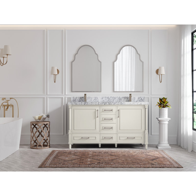 Aberdeen 60'' Double Bathroom Vanity with Top