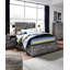 Lit plateforme double avec rangement Kaisee-1650655732