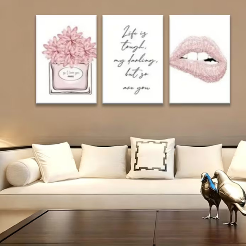 3 Piece Wrapped Canvas Wall Art