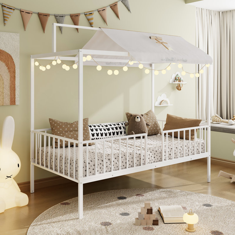Lit convertible 3-en-1 Montessori, Simple, Blanc