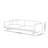 Minimalist Solid Wood Straight Living Sofa