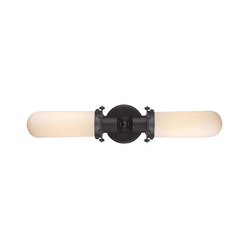 Mikell 2 - Light Dimmable Vanity Light, Matte White, Matte Black