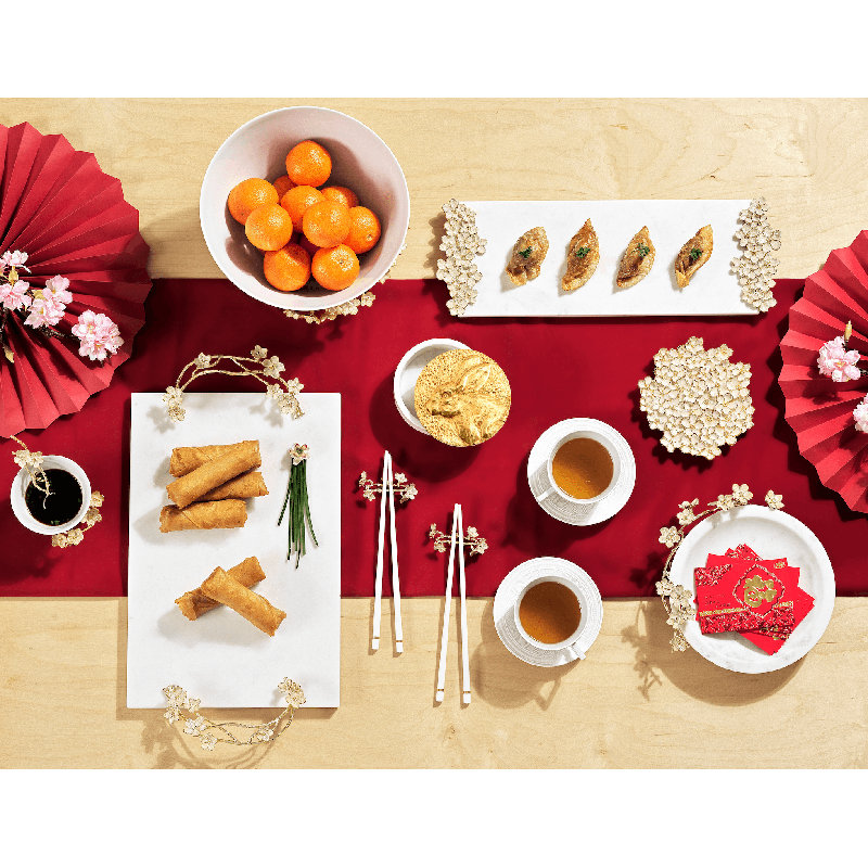 Cherry Blossom Small Cheese Board with Knife