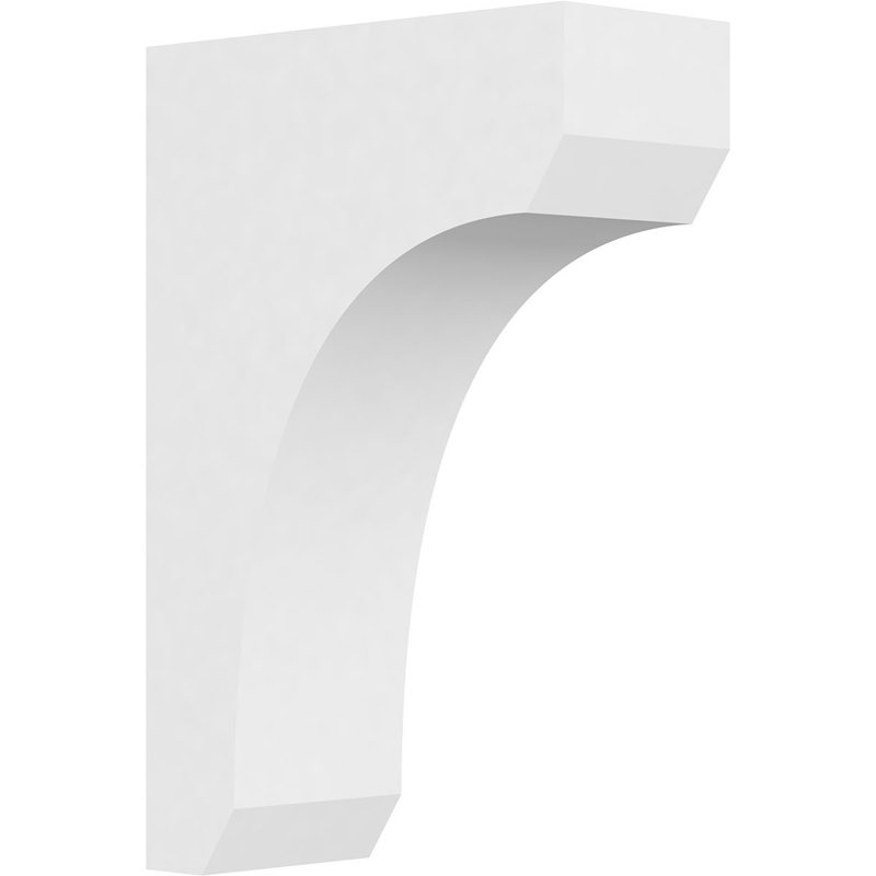 Corbeau standard en uréthane Signature standard, brun clair apprêté, H 12 po x l 3 po x P 8 po