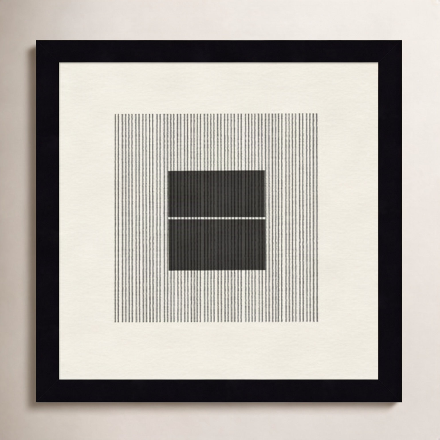 Honoring Matisse Warm by The MIUUS STUDIO, 13" H x 13" W x 1" D, Black