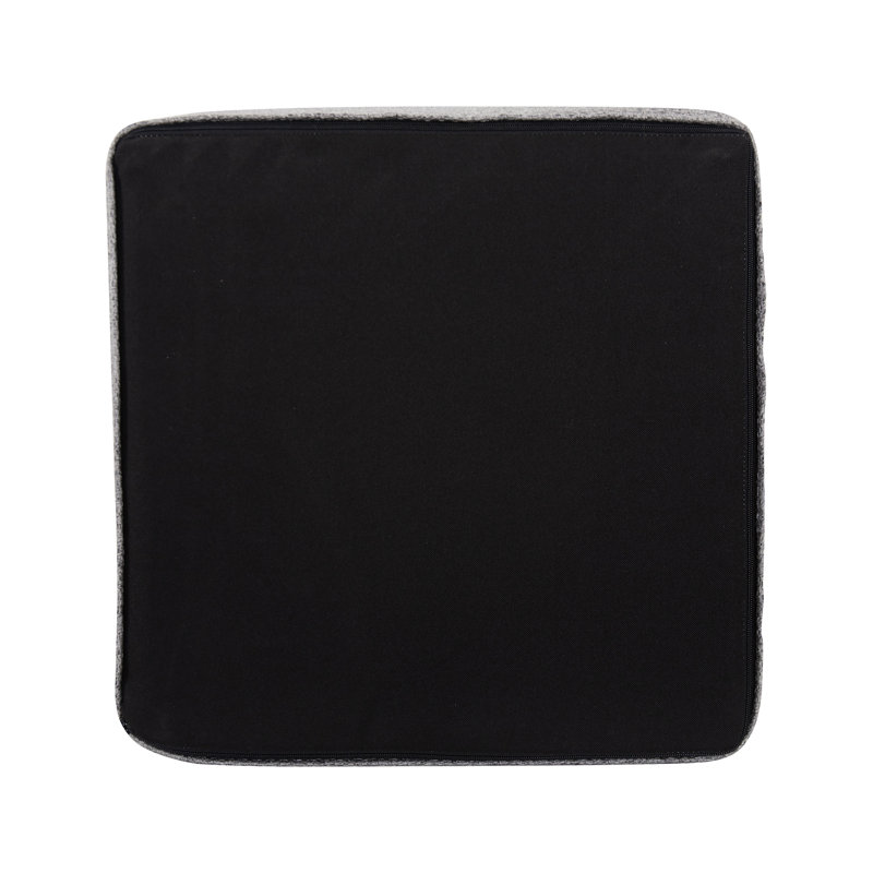 Ashle Upholstered Ottoman, Stone 100% Polyester