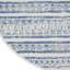 Tapis rayé bleu / blanc-201239044