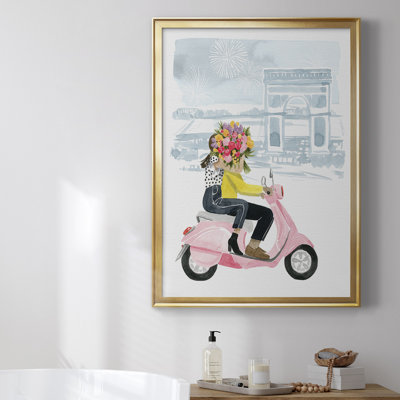 " Paris In Love I " Painting Print