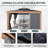 10 ft. x 13 ft. Hardtop Gazebo with Wood Grain Frame – Outdoor Aluminum Gazebo with Netting and Curtains for Patio, Lawn & Deck