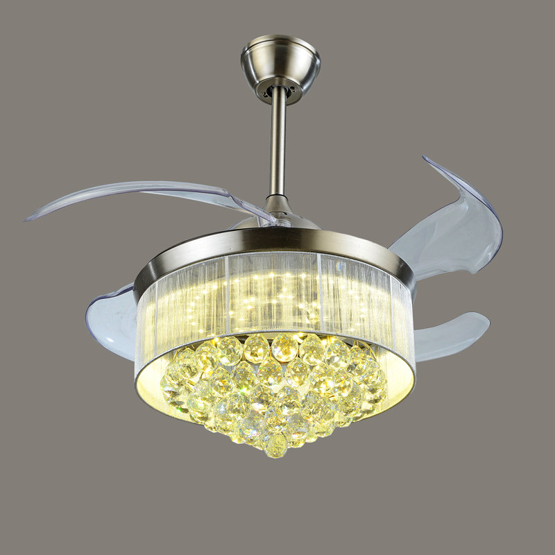 Kanishia 42'' Ceiling Fan with LED Lights