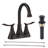 Bathroom faucet with 360 degree turn spout-110825928