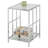 Meribelle Mission Glass End Table
