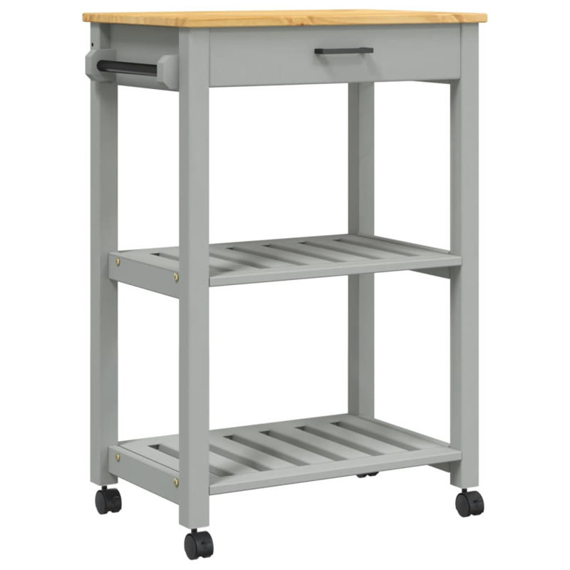 Kitchen Serving Cart, Grey