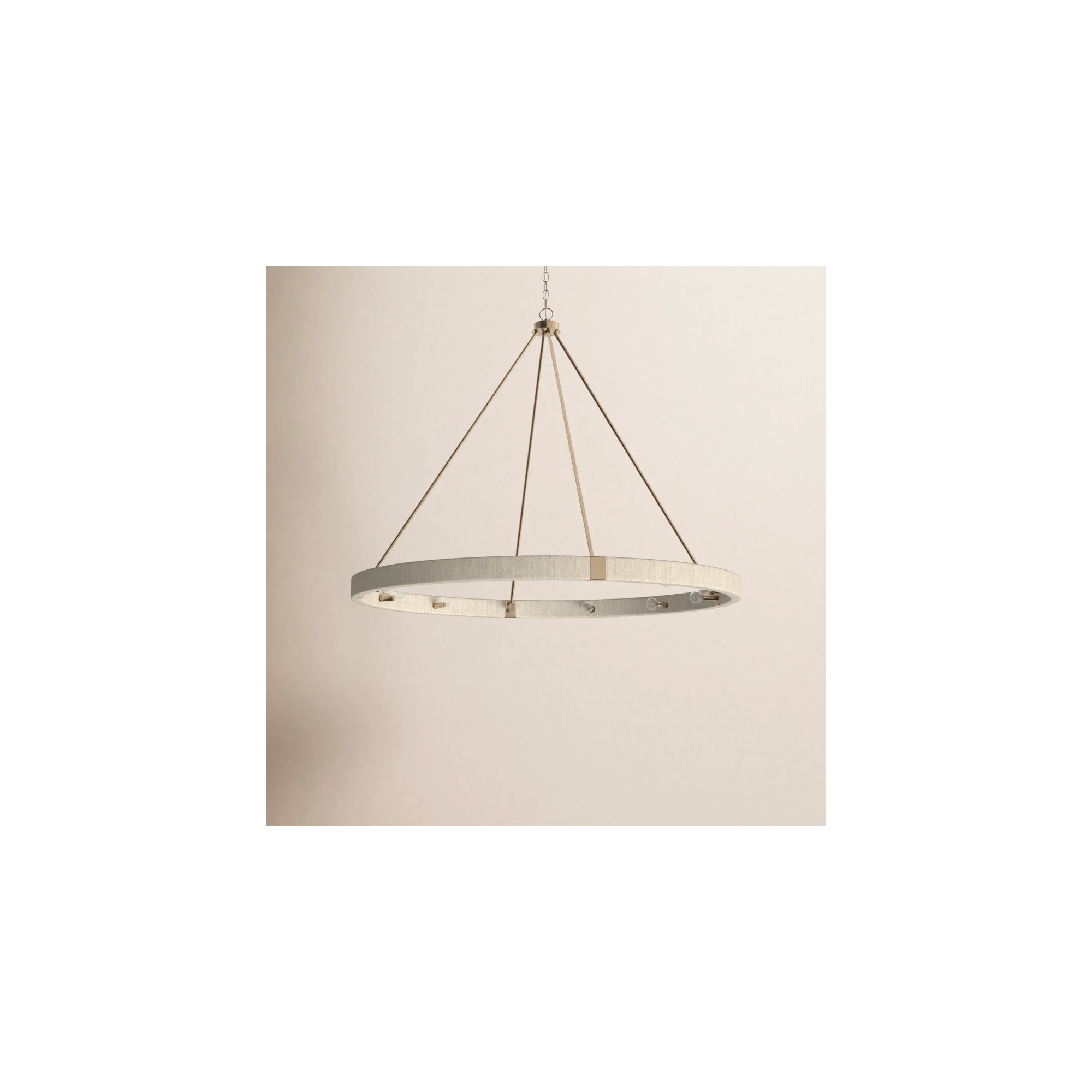 Dorrin Metal Dimmable Chandelier, 40" H x 47.75" W