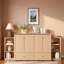 Lit escamotable avec tiroirs de rangement spacieux et tablettes ouvertes-27755640