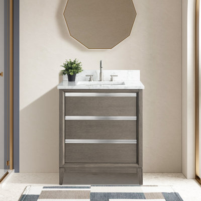 Meuble-lavabo simple 30 po avec comptoir