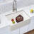 Single Bowl Fireclay Kitchen Sink-89339899-89339900