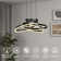 Alliber 1 - Light Statement Square/Rectangle LED Chandelier with Wrought Iron Accents
