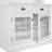 Tall Bookshelf With LED Lighting, Modern Bookcase With 2 Glass Doors And 1 Drawer,Storage Bookcase With Open Shelves For Living Room,Home Office-905282973-879240929