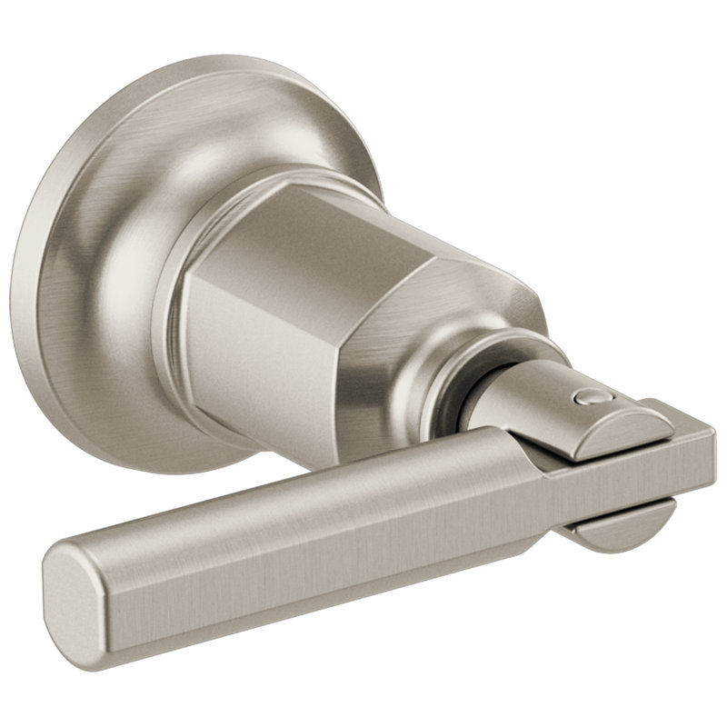 Invari® Two-Handle Wall Mount Tub Filler, Lever, Luxe Nickel