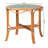Bali & Pari Mattie Natural Rattan Round Bistro Dining Table - Handwoven Cafe-Style Accent Table For Kitchen Or Indoor/Outdoor Lounge, Green-1330069637