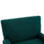 Fauteuil moderne incliné avec structure en métal-333645183