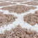 Jasmyn Performance Tan/White Shag Rug