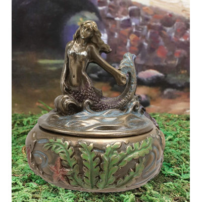 Resin Jewelry Box + Figurine Included