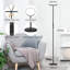 Lampe torchère moderne à DEL 70 po avec télécommande tactile Meekins 