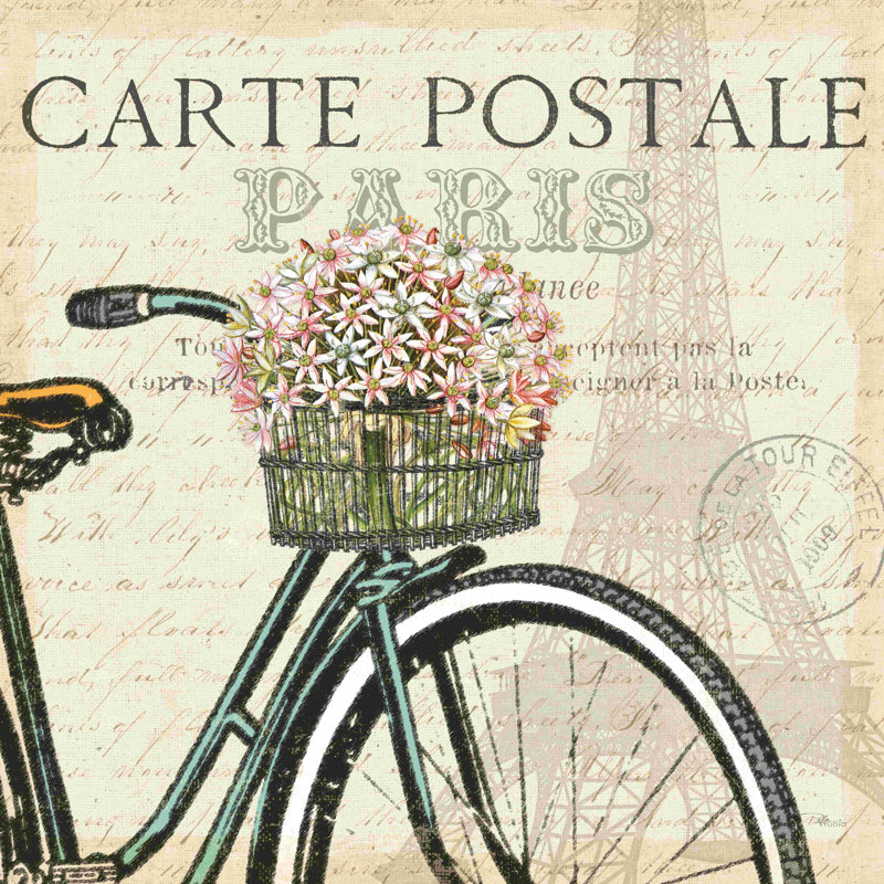 «Paris Ride I», reproduction sur toile tendue, L 12 po x H 12 po