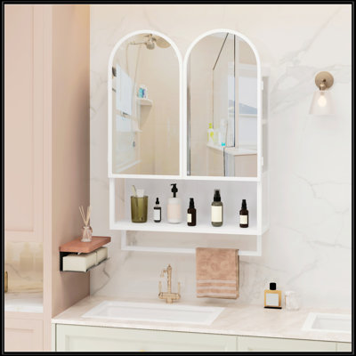 Armoire à miroir 23,62 po