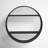 Avante 2 Piece Circle Metal Accent Shelf