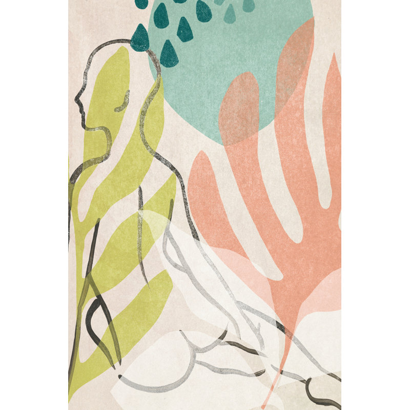 Tropical Nude I by June Erica Vess - Wrapped Canvas Print, 46cm H x 30cm W