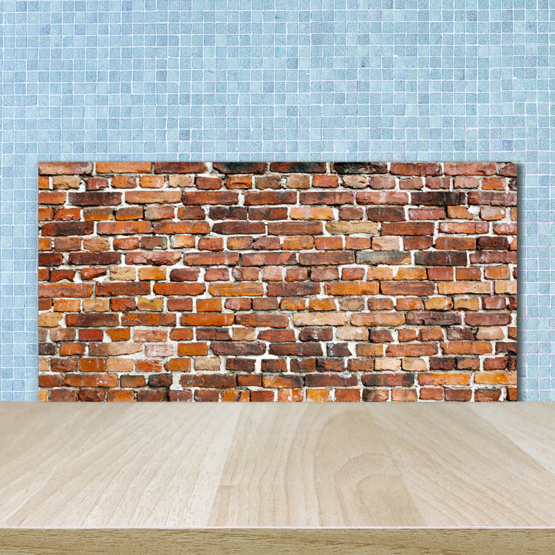 Alferdo 50cm W x 100cm L Glass Peel and Stick Panel