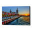 «Sunrise at the Pier», art mural sur toile-25769422