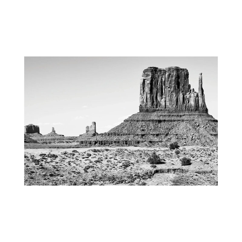 Série noire Arizona - Monument Valley-PHD1483, H 18 po x l 26 po x P 1,5 po