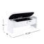 Rangement fiable pour chambre à coucher - blanc avec banc élégant et durable-570853257
