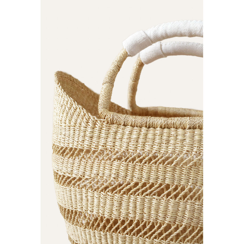 Bolga Open Weave Basket